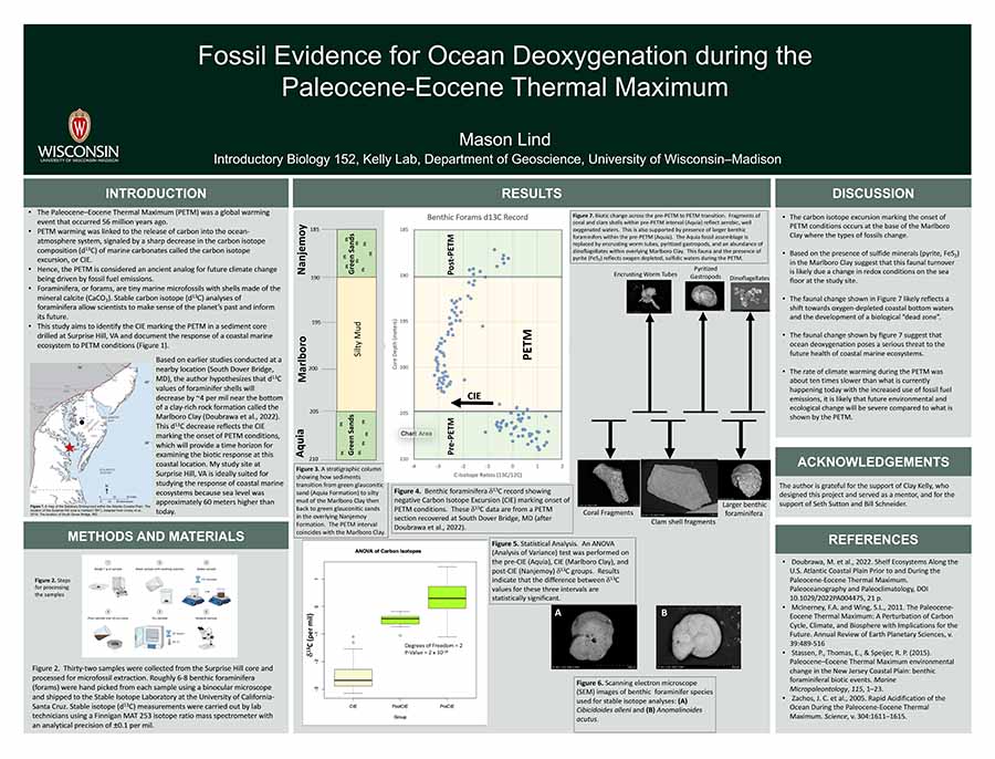 Sample poster from a Biology 152 student.
